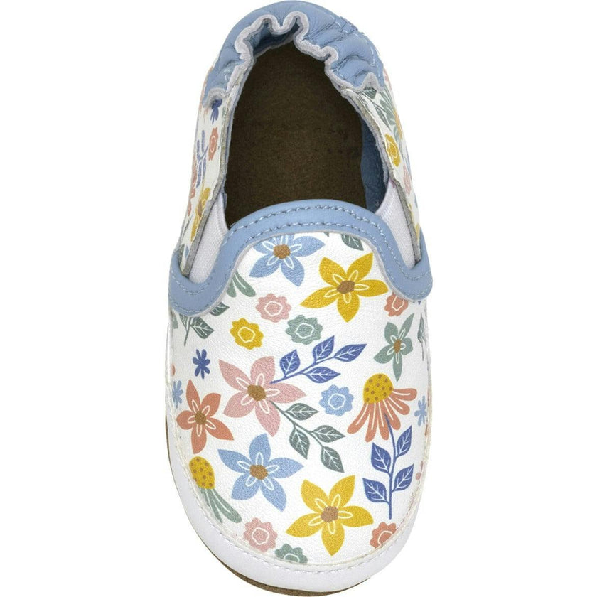 Bloom White Canvas Soft Sole