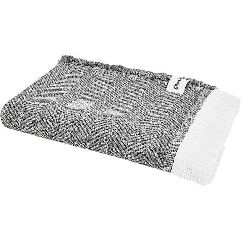 Herringbone Stain Resistant Indoor Outdoor Throw