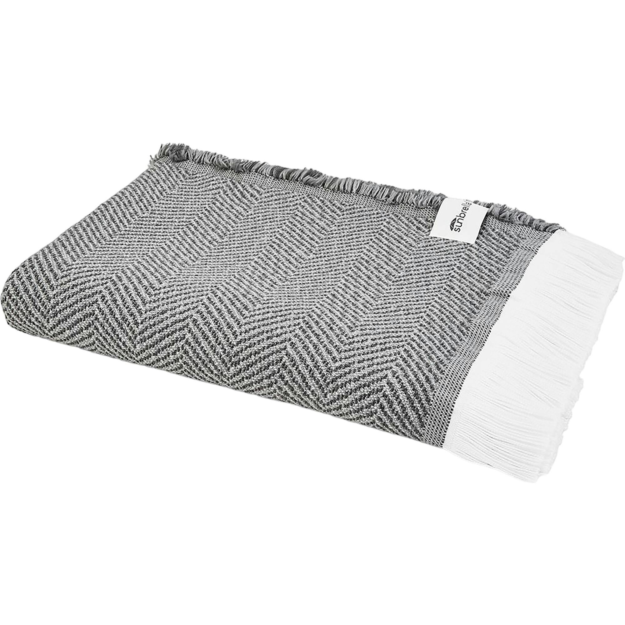 Herringbone Stain Resistant Indoor Outdoor Throw