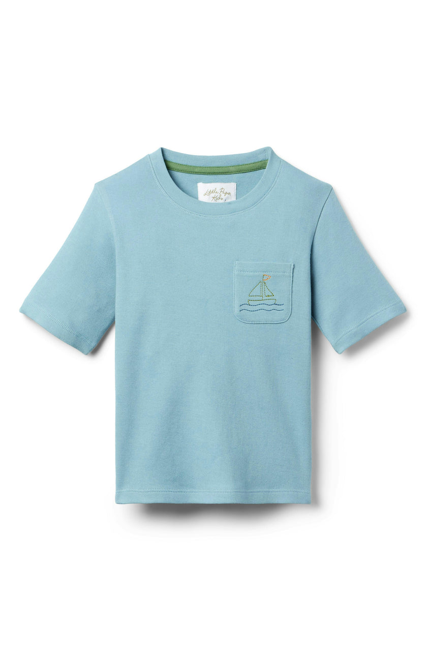 Jackson Pocket Tee - Sailboat