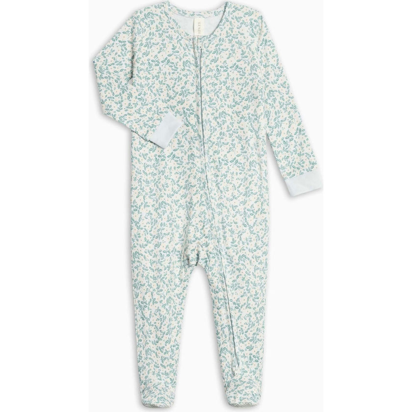 Peyton Zipper Sleeper - Arbor Floral / Powder + Shell
