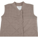 Cotton Muslin Quilted Sleep Bag - Mocha