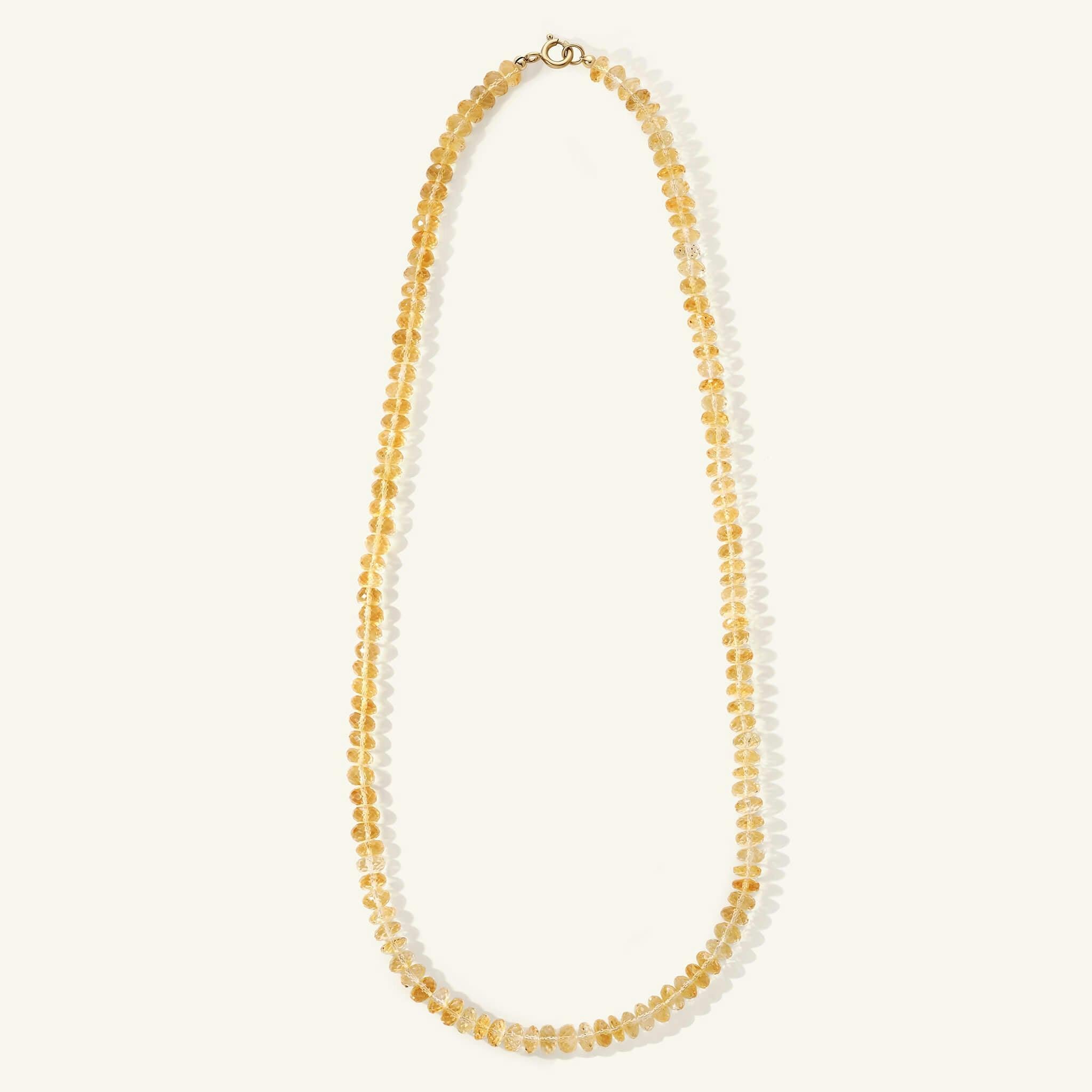 Faceted Citrine Necklace