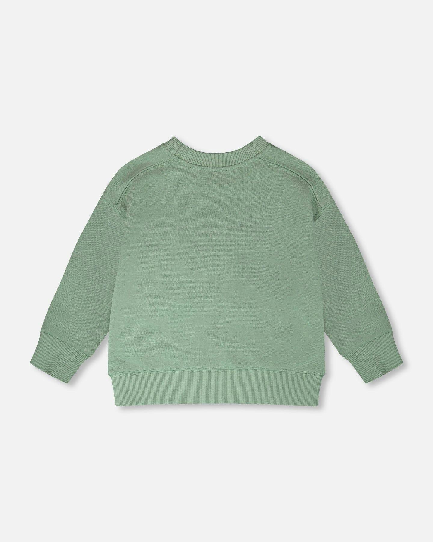 French Terry Sweatshirt Pale Green