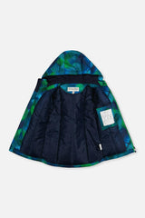 Light Weight Two Piece Chill Snowsuit Blue And Green Checkered Print