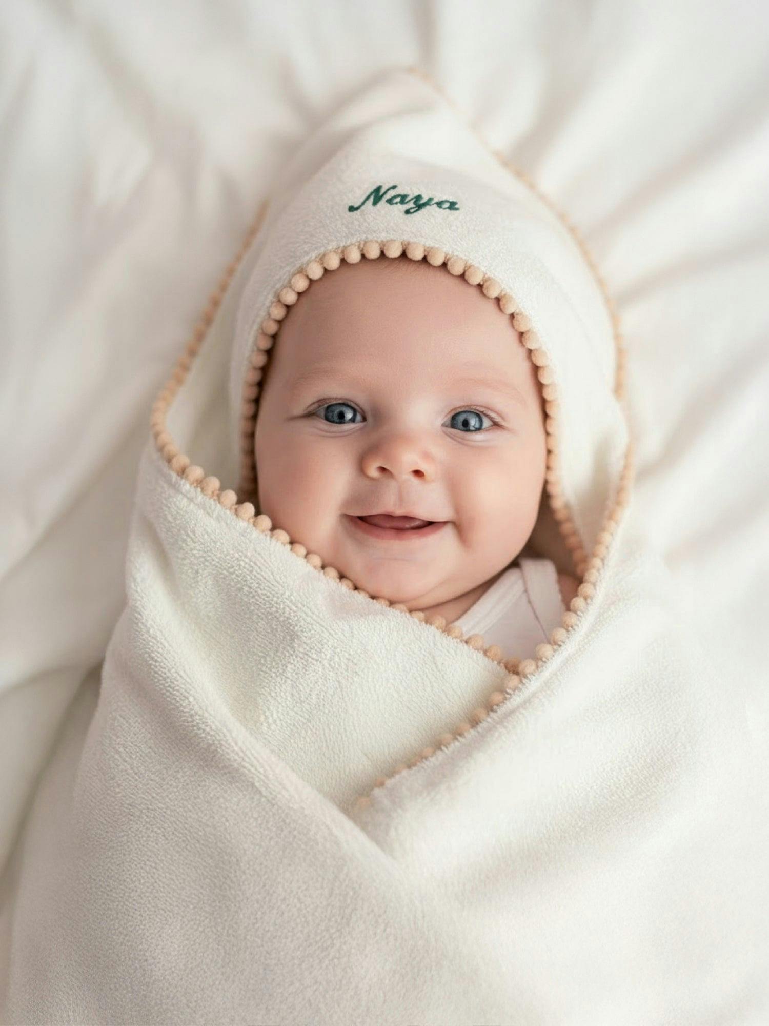 Bamboo Pom Pom Towel