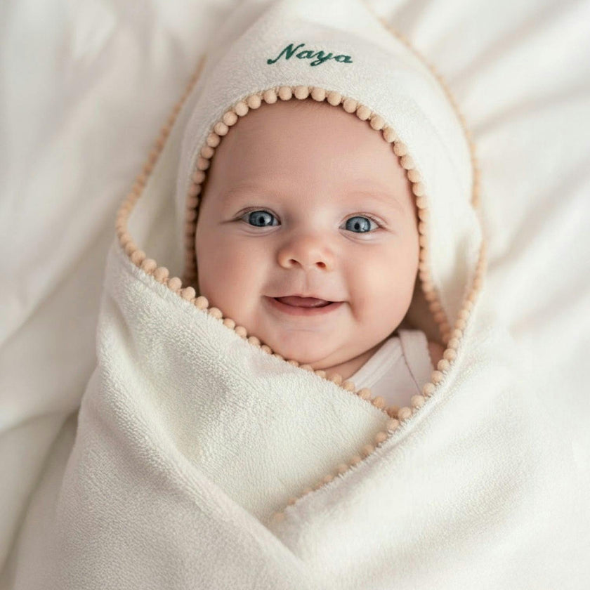 Bamboo Pom Pom Towel
