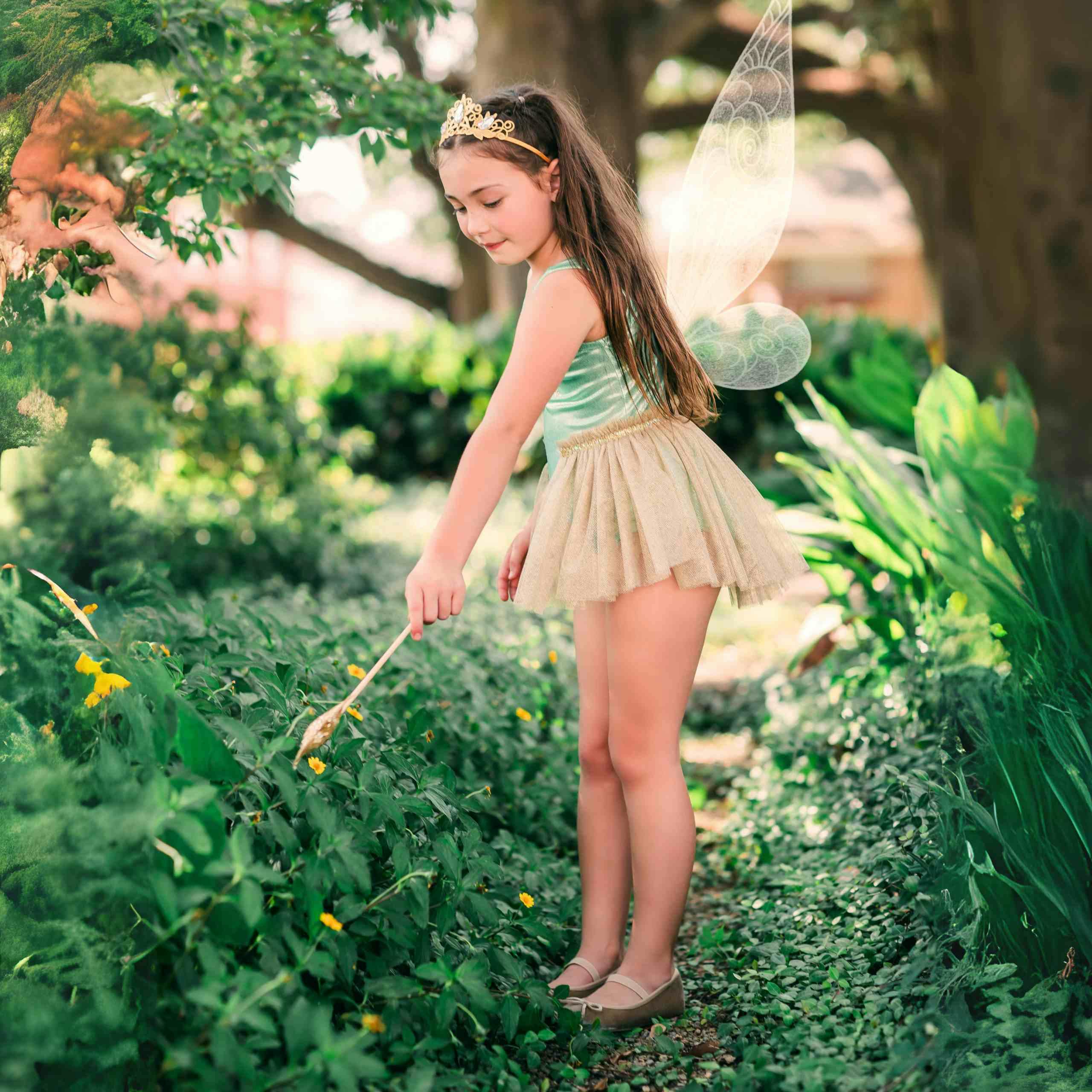 Magical Fairy Leotard Tutu Set - Green
