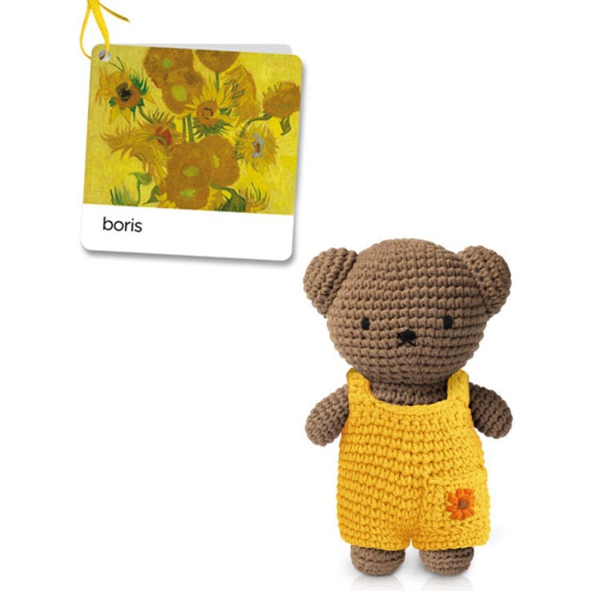 Boris Sunflower Crochet Doll Van Gogh Inspired