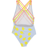 Textured Lemon Swimsuit