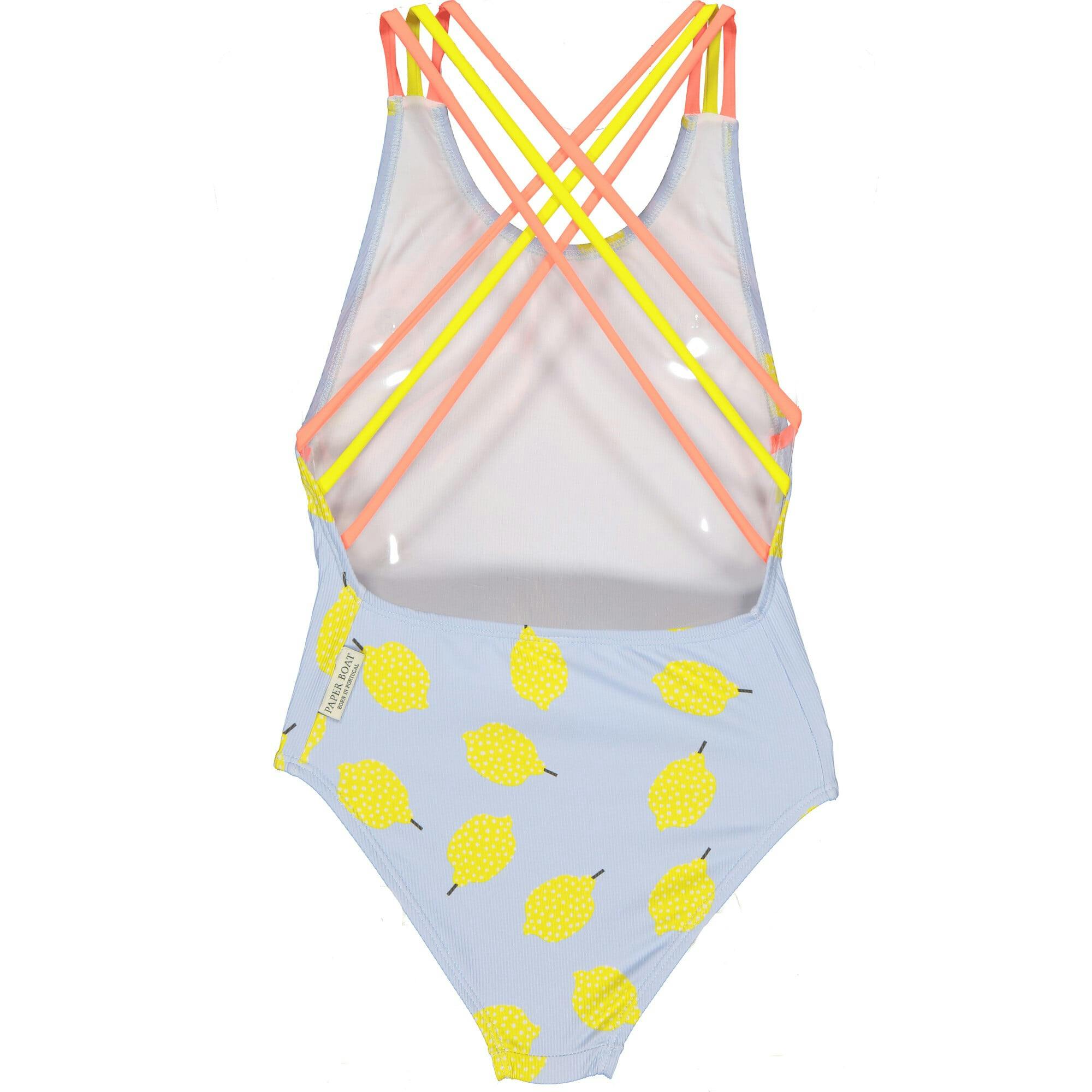Textured Lemon Swimsuit