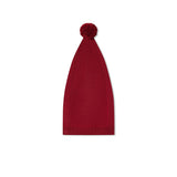 Red Knit Long Stocking Cap