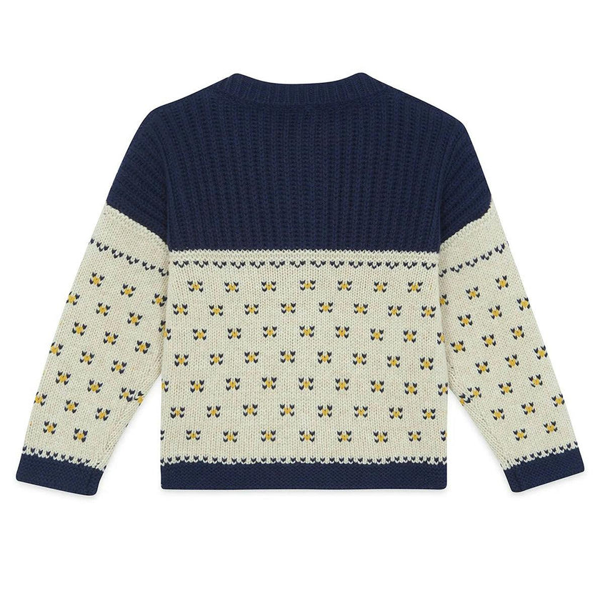 BONTON Pekin Cardigan - Sailor Blue