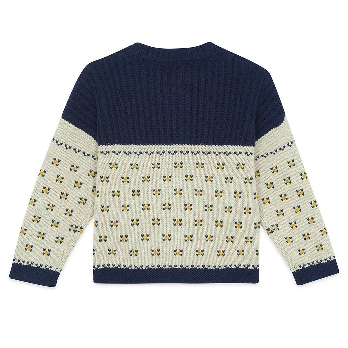 BONTON Pekin Cardigan - Sailor Blue