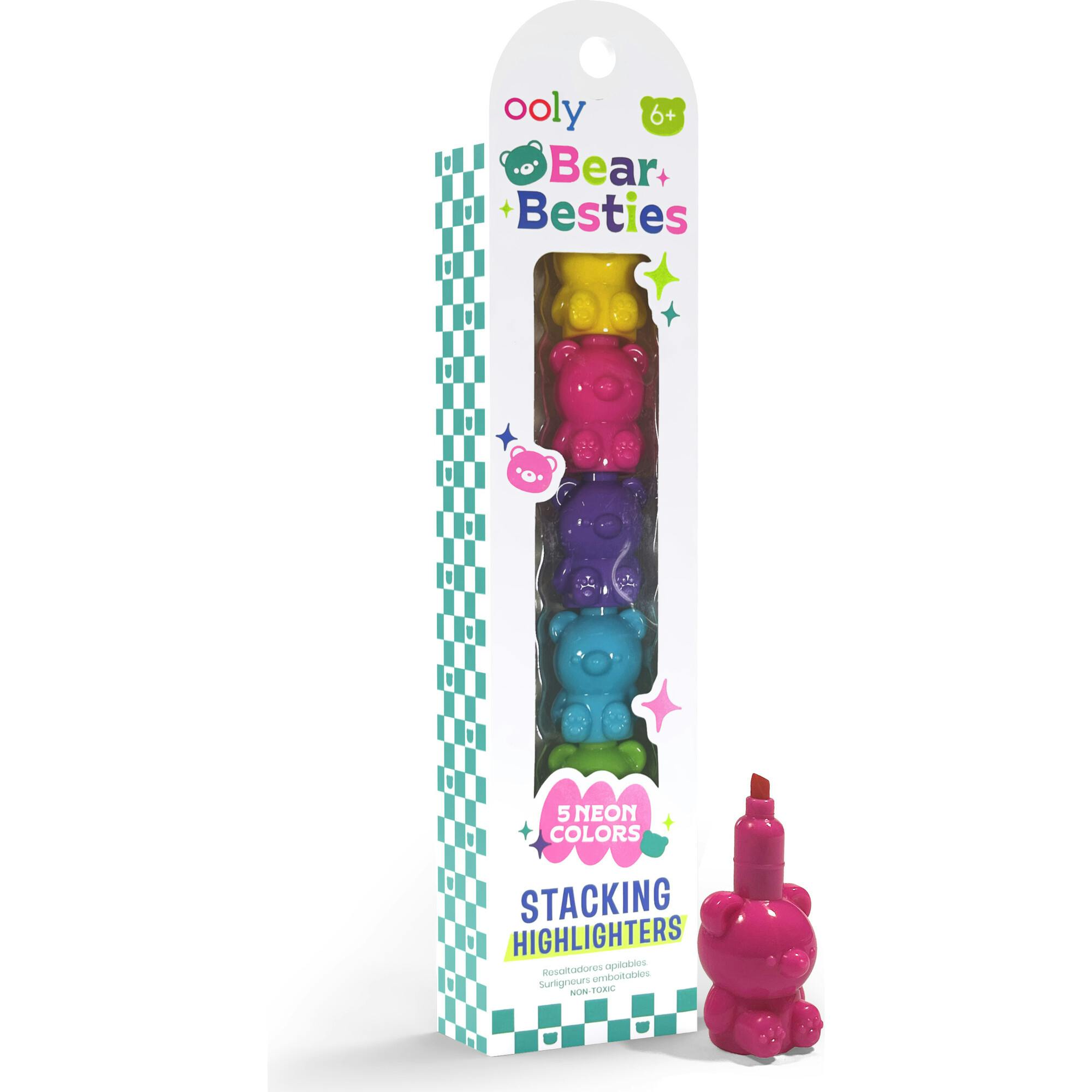 Bear Besties Stacking Highlighters - 5 Color