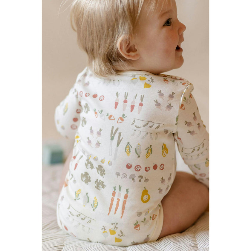 Veggie Patch Shoulder Snap Pocket One-Piece, Prints