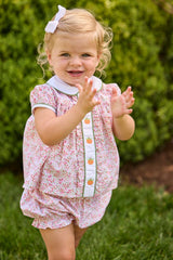 Ruffled Sally Bloomer Set - Pumpkins