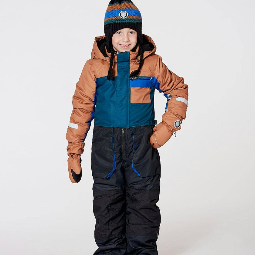 One-Piece Play Snowsuit Colorblocked And