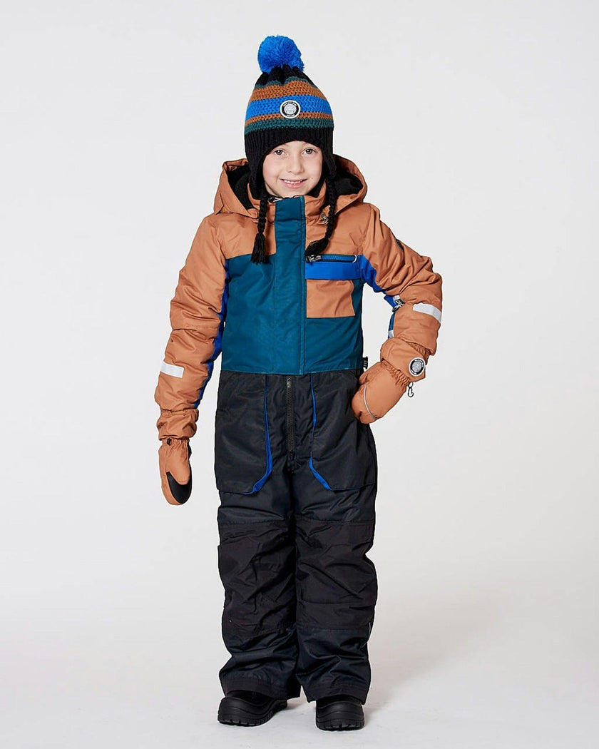 One-Piece Play Snowsuit Colorblocked And