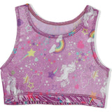 Lavender Sports Bra Crop, Purple