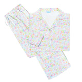 Charleston Women’s Button Front Long Pajama Set