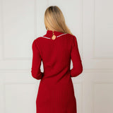 Organic Mock Neck Sweater Dress