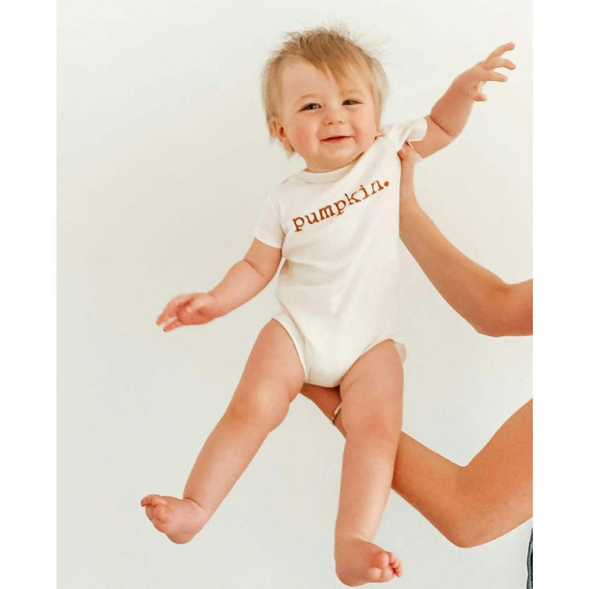 Pumpkin Organic Baby Bodysuit