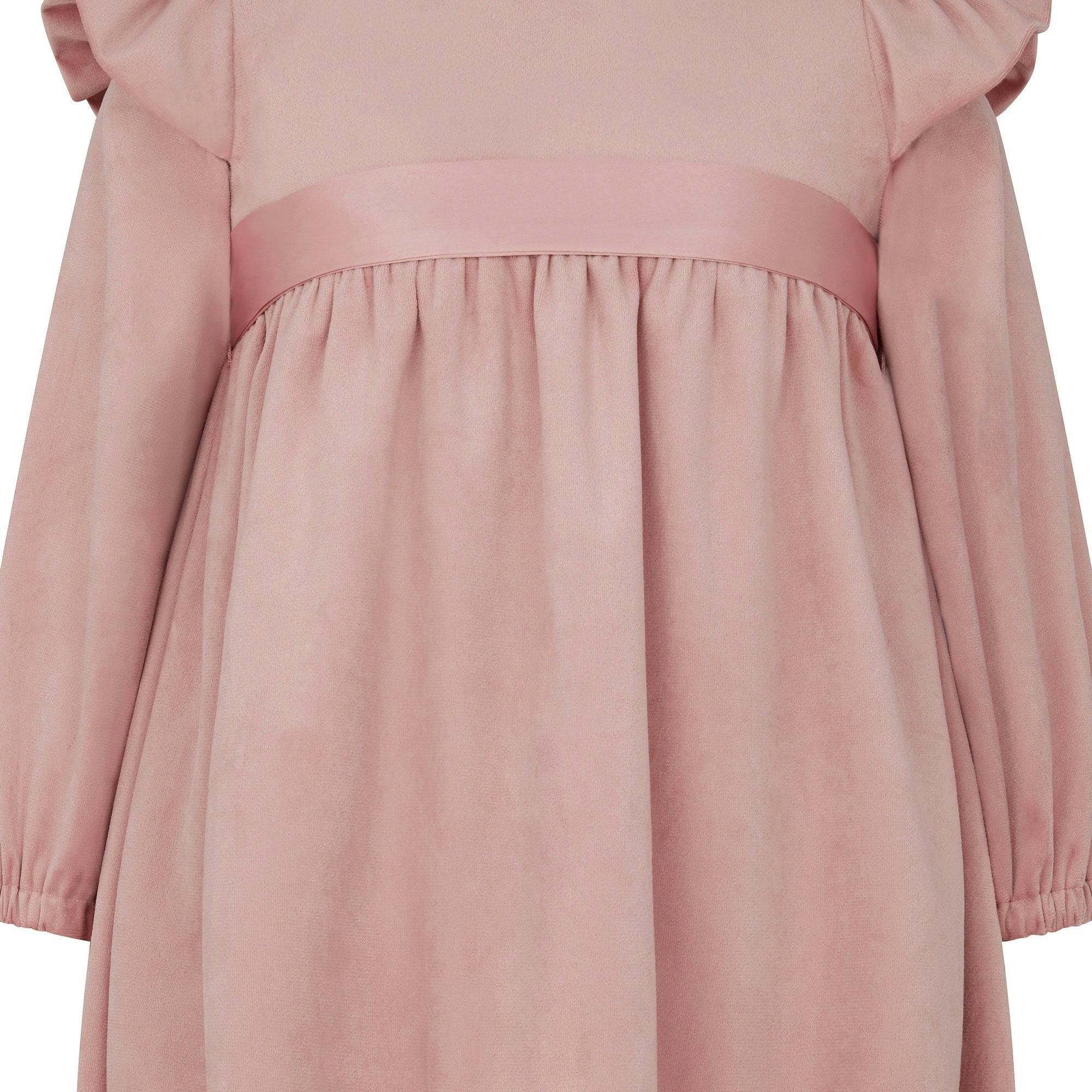 Chloe Velvet & Satin Bow Party Dress