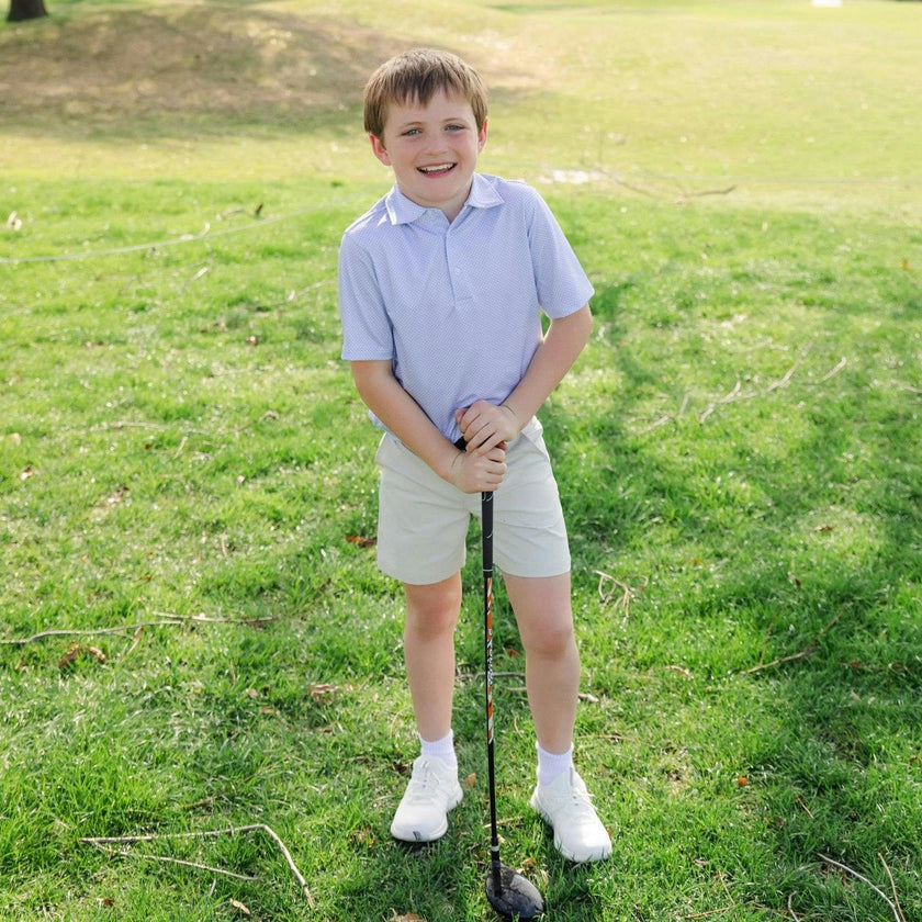Will Boys' Performance Polo by LH Sport - Ace Blue