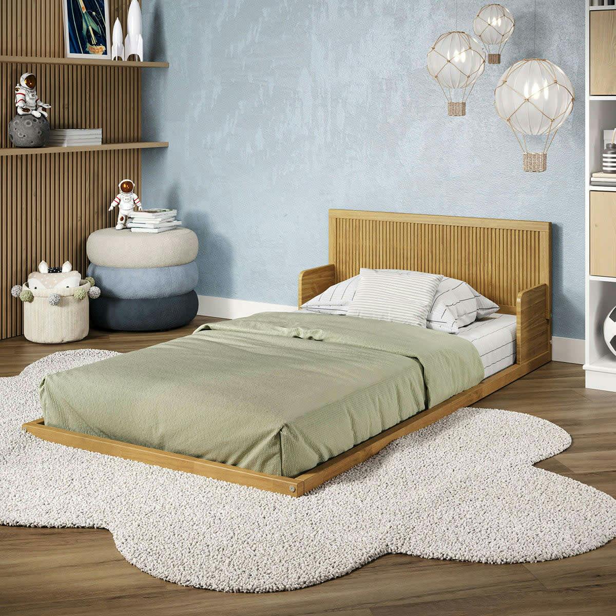P'Kolino Reeded Wood Floor Twin Bed
