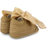 Lonny Chiffon Bow Small Wavy Edge Nubuck Shoes