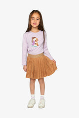 Long Sleeve Organic Cotton T-Shirt Lavender