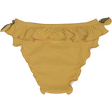 Sisi Lemon Patch Ruffle Waist & Trim Swimming Briefs