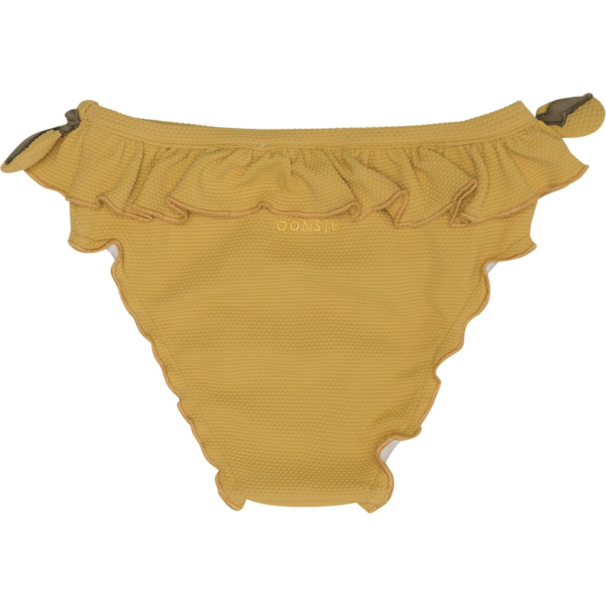Sisi Lemon Patch Ruffle Waist & Trim Swimming Briefs