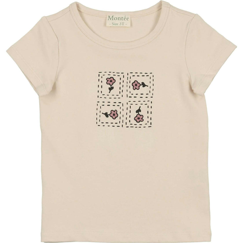 Girls Boxy Belt Bag Short Sleeve Shirt