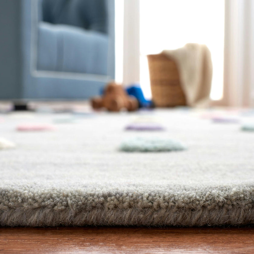 Kids Carter Rug, Silver