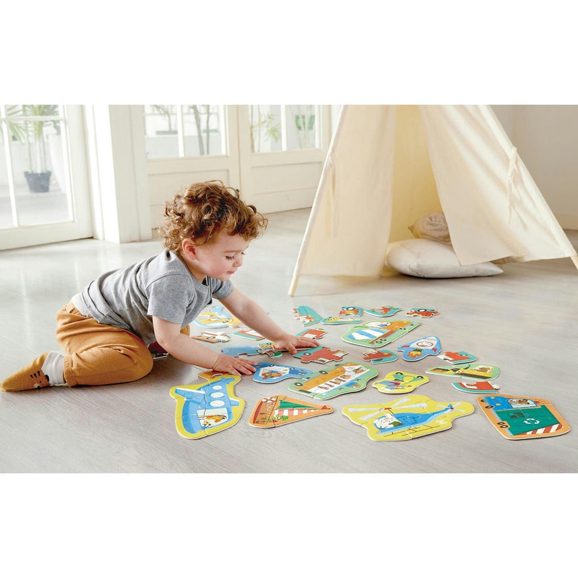 Hape: Wheels & Wonders Puzzle