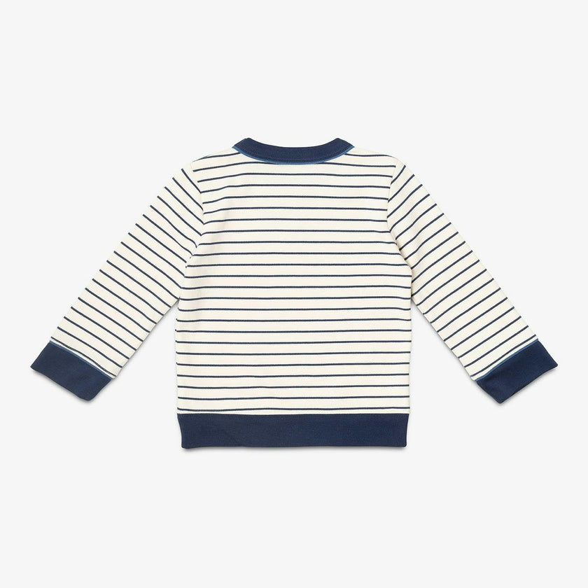 Remy Sweatshirt, Navy French Stripe