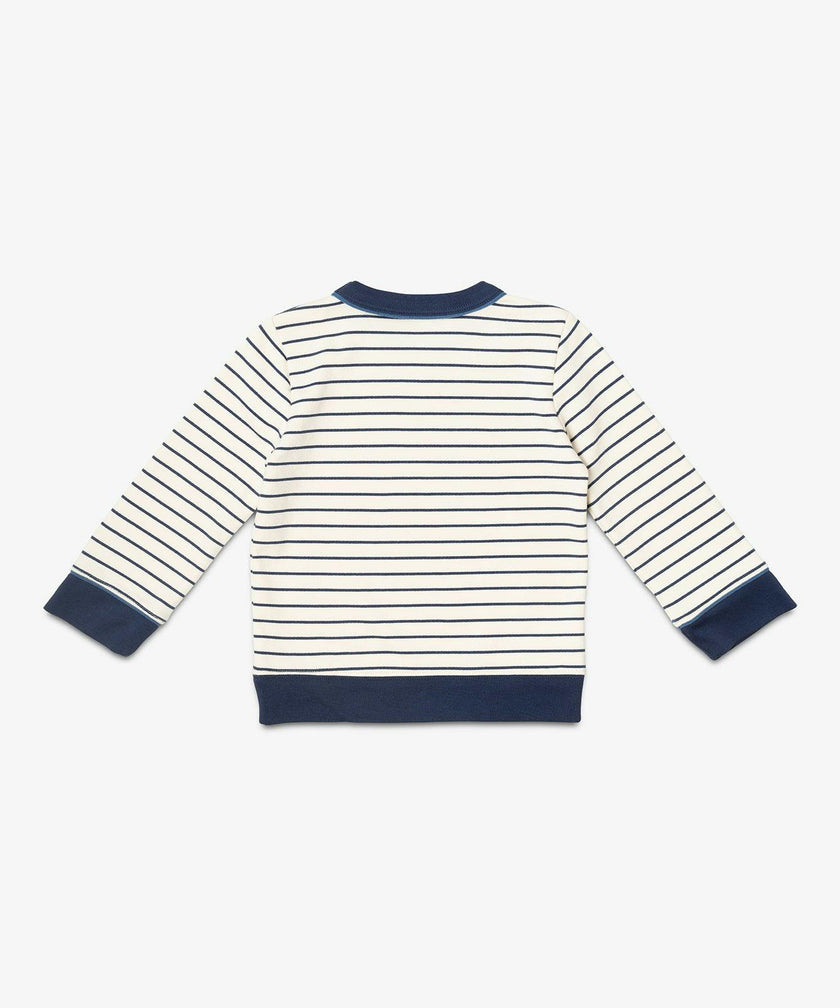 Remy Sweatshirt, Navy French Stripe