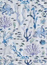Baby Burp Cloth - Coral Reef