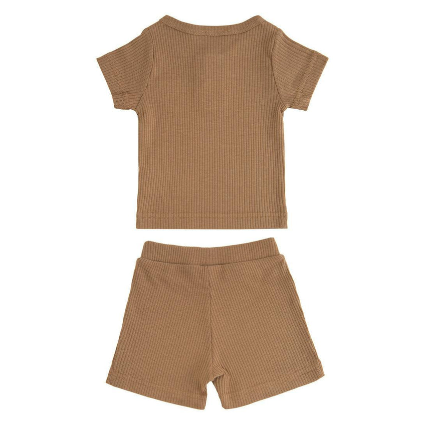 Brown Modal Pocket Outfit