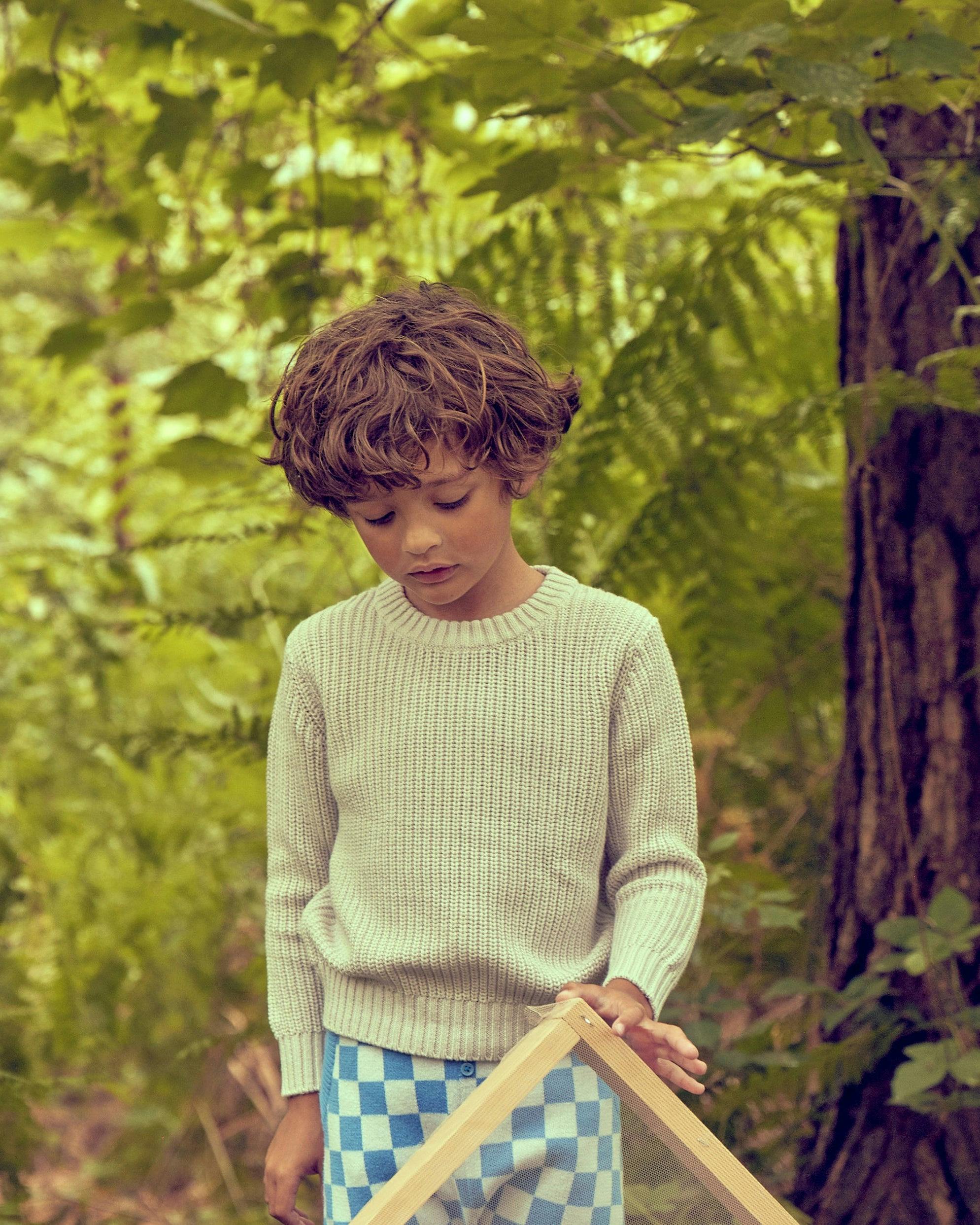 Classic Fisherman Jumper | Chalk