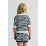 Azalea Short Summer Midnight Mini Knit Stripes