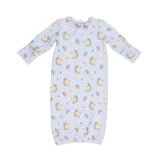 Country Stitch Floral - Kimono Gown & Knot Headband