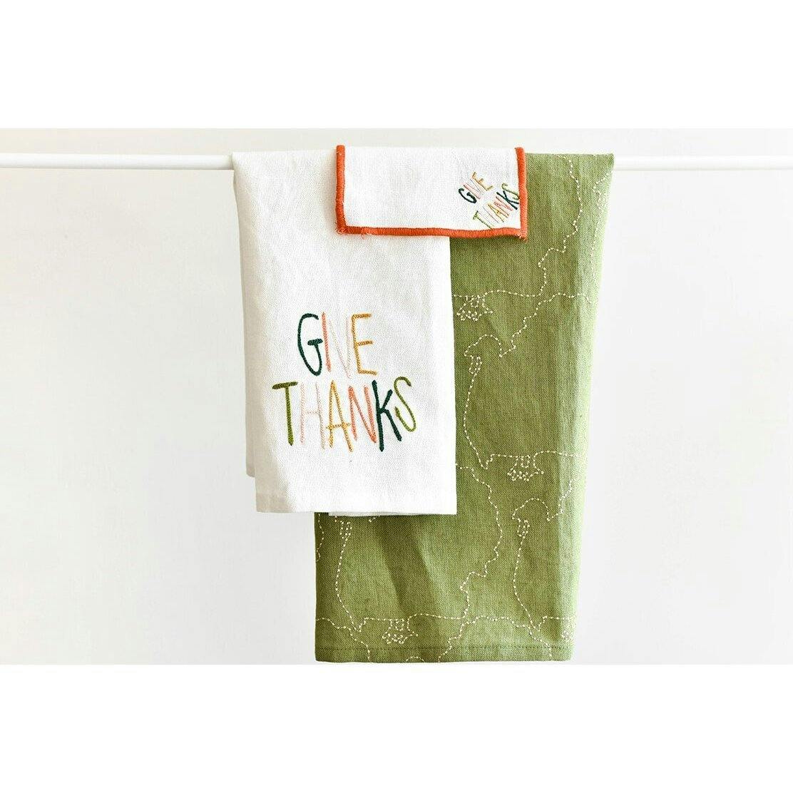 Small Give Thanks Hand Towel