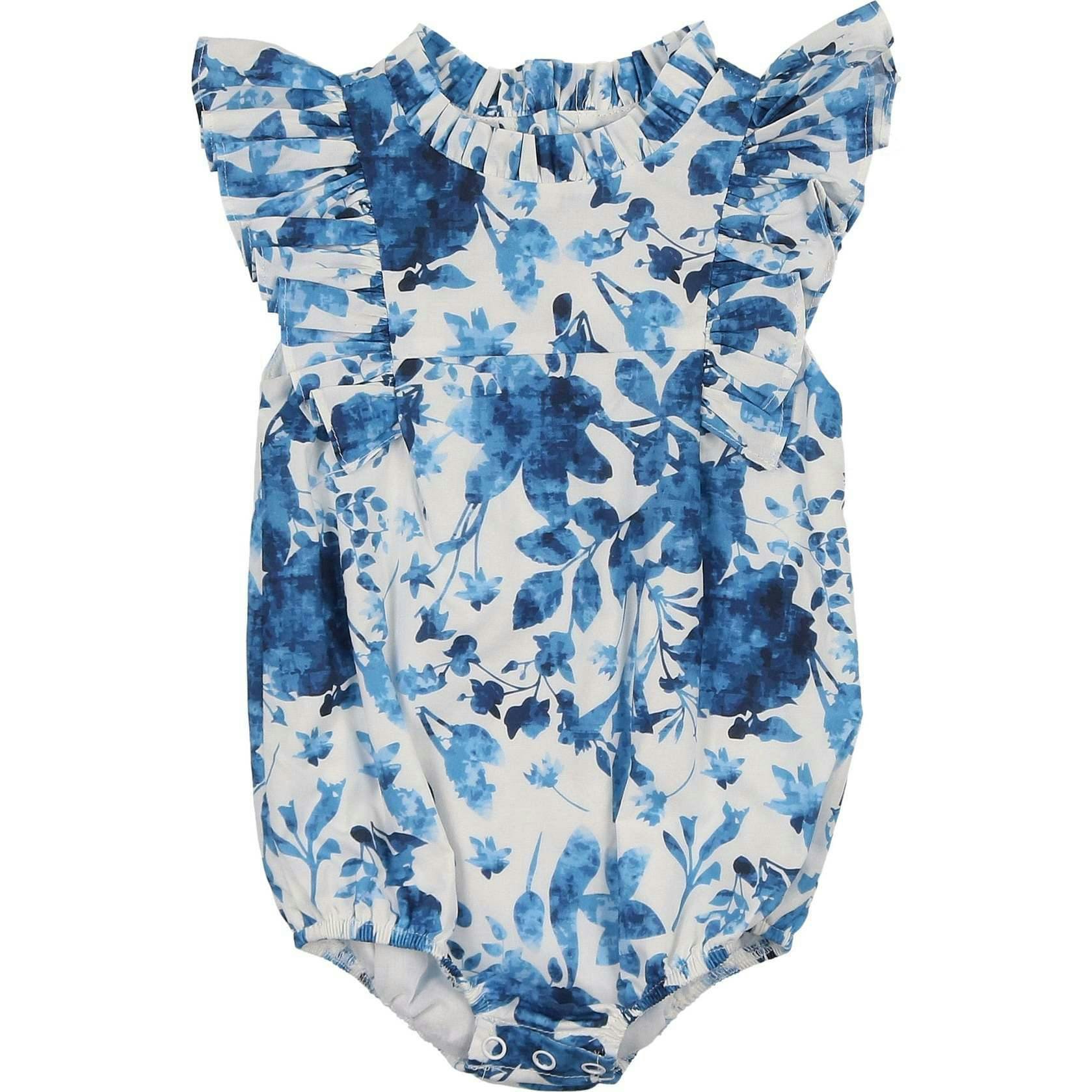 Blue Garden Romper
