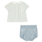 TARTINE ET CHOCOLAT Coastal Stripe Baby Set