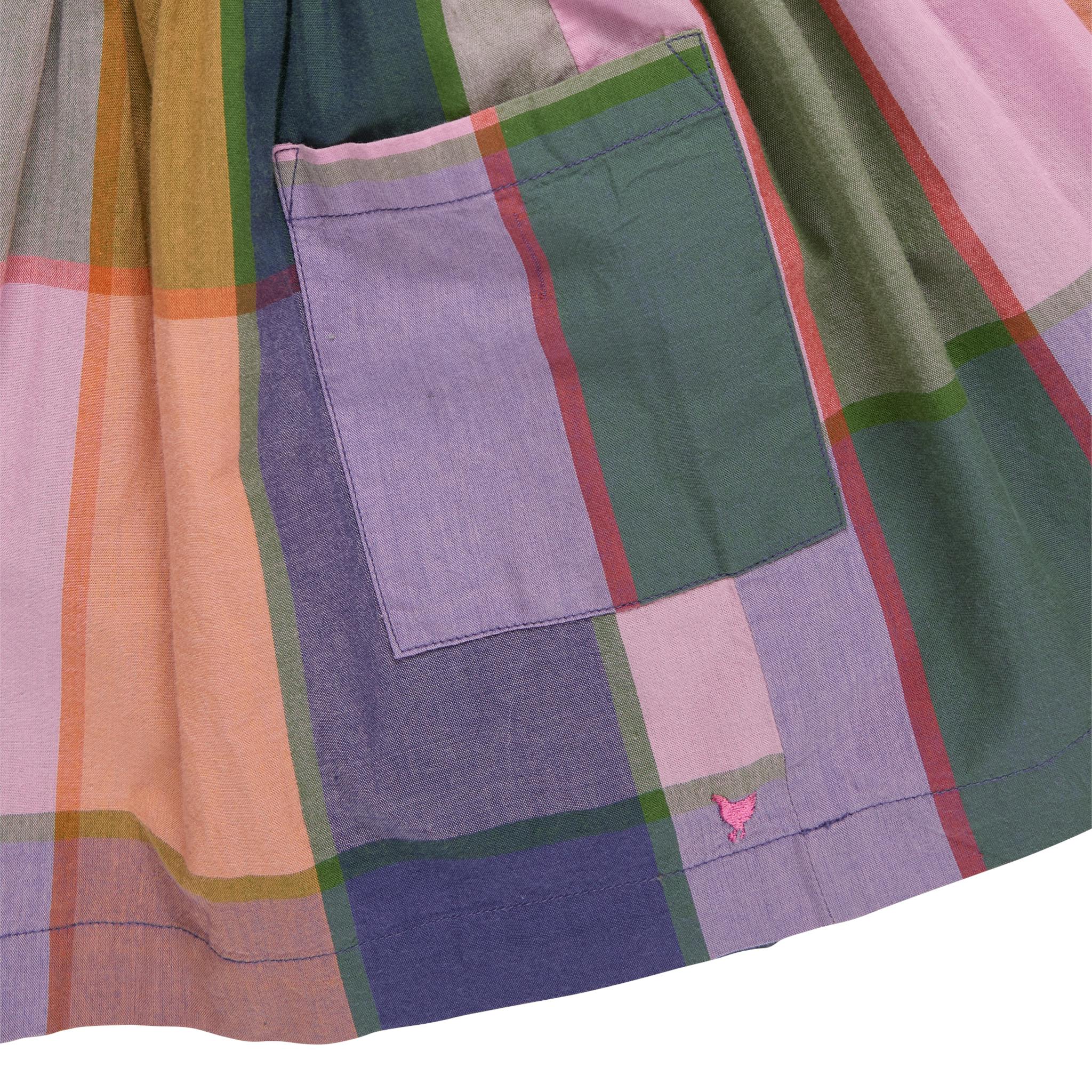 Girls Alyssa Dress - Plaid Madras
