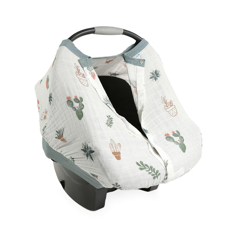 Cotton Muslin Car Seat Canopy - Prickle Pots