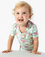 Petals & Posies Bamboo Kids Pajama Short Set
